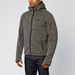 Fleece Bonded Hooded Jacket // Granite Heather (XL)