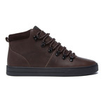 Grant High Top // Umber Leather Black (US: 11)