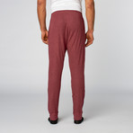 Thermal Tapered Fit Jogger // Burgundy (XL)