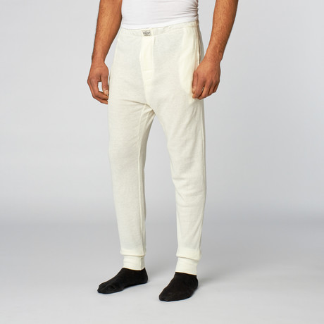 Thermal Tapered Fit Jogger // Whisper White (S)