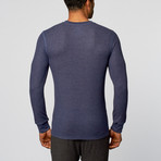 Long Sleeve Themal Top // Navy Heather (XL)