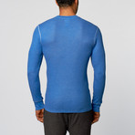 Long Sleeve Themal Top // Blue (XL)