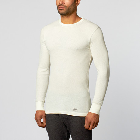 Ezrasons // Long Sleeve Themal Top // Whisper White (S)