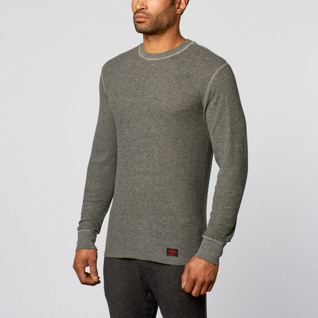 Long Sleeve Themal Top // Medium Heather Grey (S)