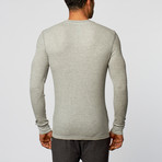 Long Sleeve Themal Top // Light Heather Grey (M)