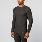 Long Sleeve Themal Top // Charcoal (M)