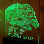 Star Wars // Millennium Falcon Lamp