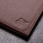 Minimalist Wallet // Brown (Embossed Logo)