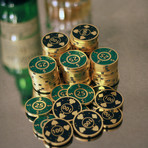 Gold Plated Poker Chip Set // 300 Count