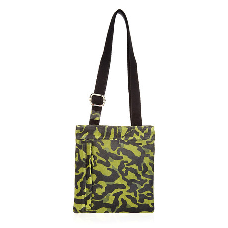 Leather Camouflage Bag (Green)