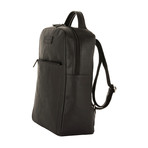 Leather Backpack (Black)