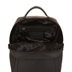 Leather Backpack (Black)