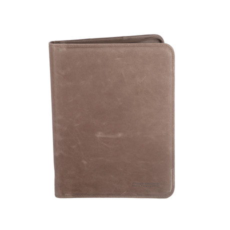 Leather Padfolio (Grey)