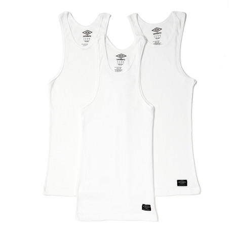 Tanks // White // Pack of 3 (S)