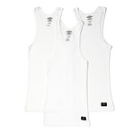 Tanks // White // Pack of 3 (S)