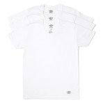 V-Neck Tees // White // Pack of 3 (L)