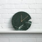 Marble Wall Clock // Verde Midas