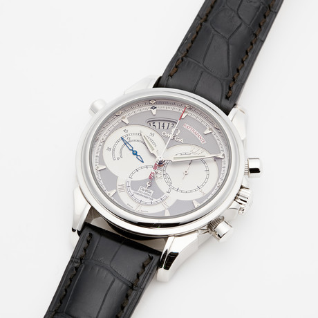 Omega De Ville Co-Axial Rattrapante Platinum Automatic // 4647.40.31 // Store Display