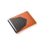 B15 Wallet + 3 Point Money Clip // Brown (Twill)