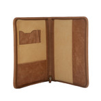 Leather Padfolio (Grey)