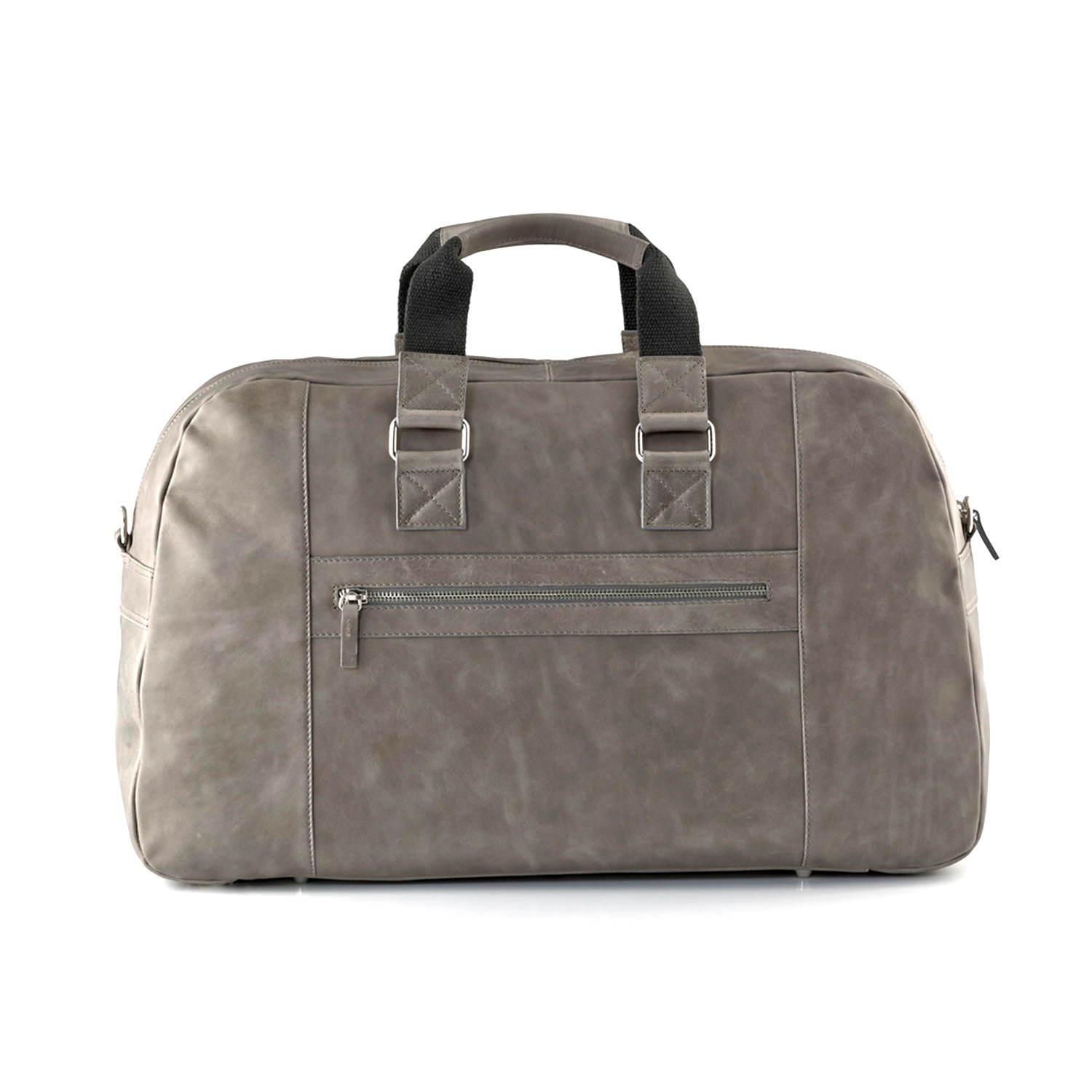 Leather Overnight Bag (Black) Andrea Cardone Touch of Modern