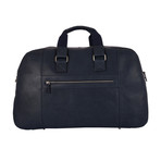 Leather Overnight Bag (Black)