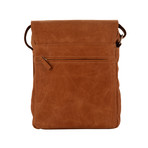 Leather Flap Bag (Black)