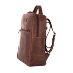 Leather Backpack (Black)