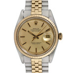 Rolex Datejust Two-Tone Automatic // 1601 // 760-2812621F1 // c.1960's/1970's // Pre-Owned