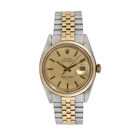 Rolex Datejust Two-Tone Automatic // 1601 // 760-2812621F1 // c.1960's/1970's // Pre-Owned