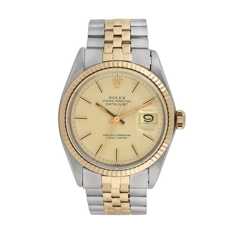 Rolex Datejust Two-Tone Automatic // 1601 // 760-2812056F1 // c.1960's/1970's // Pre-Owned