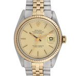 Rolex Datejust Two-Tone Automatic // 1601 // 760-2812056F1 // c.1960's/1970's // Pre-Owned