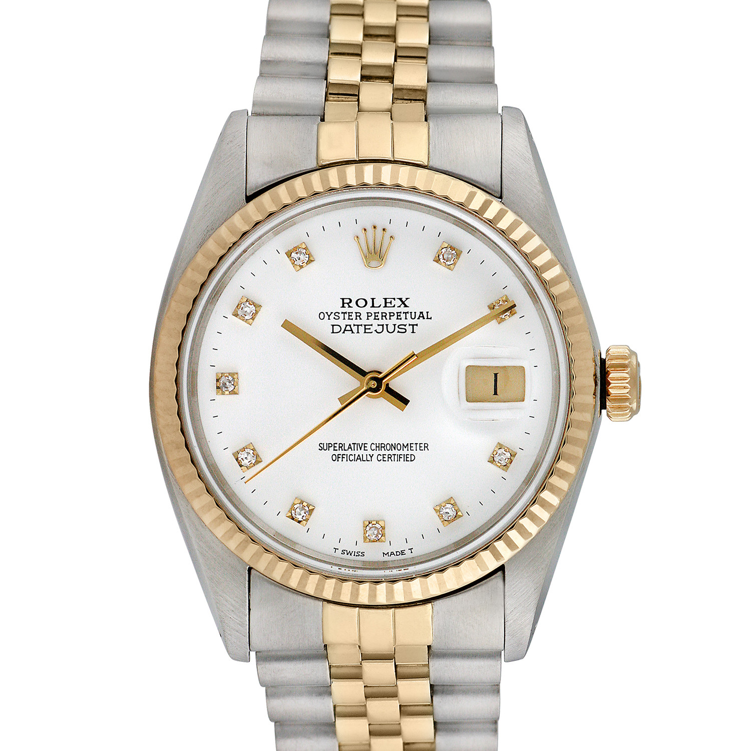 Rolex Datejust Two-Tone Automatic // 16013 // 760-28WH12412 // c.1970's ...