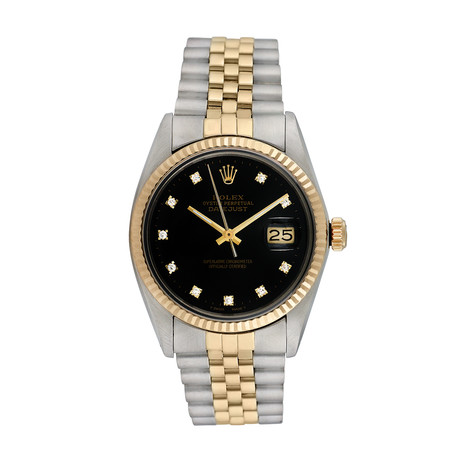 Rolex Datejust Two-Tone Automatic // 16013 // 760-28BK12412 // c.1970's/1980's // Pre-Owned