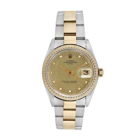 Rolex Date Two-Tone Automatic // 1505 // 760-28A13408 // c.1960's/1970's // Pre-Owned
