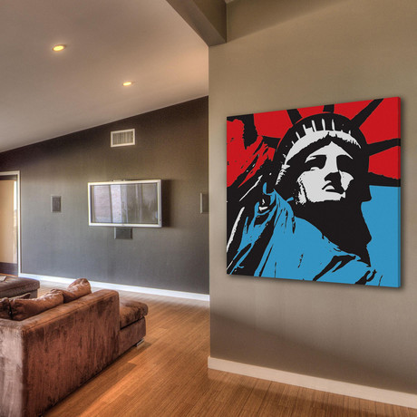 Liberty 1 Print on Wrapped Canvas (12"H x 12"W x 1.5"D)