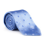 Atlas Circle Silk Tie // Sky Blue