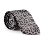 Silk Tie // Black + White