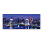 Tokyo At Night Skyline (Reverse-Printed Acrylic)