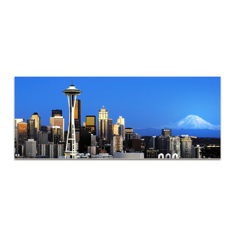 Seattle Skyline (Reverse-Printed Acrylic)