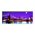 New York Bridge Skyline (Reverse-Printed Acrylic)