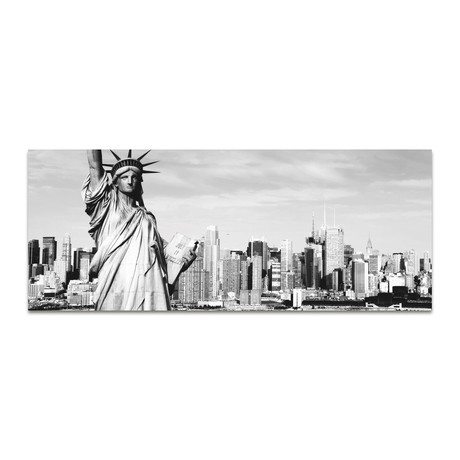 New York Skyline (Reverse-Printed Acrylic)