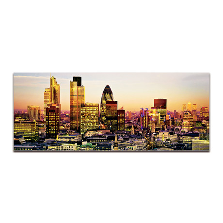 London Modern Skyline (Reverse-Printed Acrylic)
