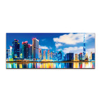 Dubai at Night Skyline (Reverse-Printed Acrylic)