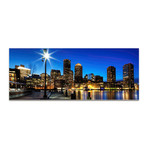 Boston at Night Skyline (Reverse-Printed Acrylic)