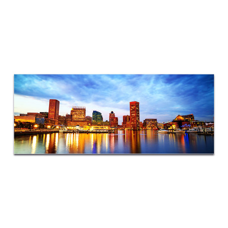 Baltimore Skyline (Reverse-Printed Acrylic)