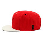 The Arrival 6-Panel Hat // Red