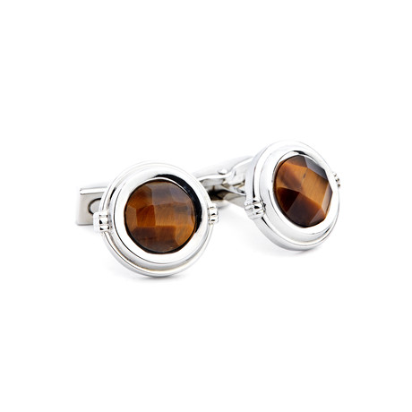 Daniel Dolce // Tiger's Eye Cufflinks