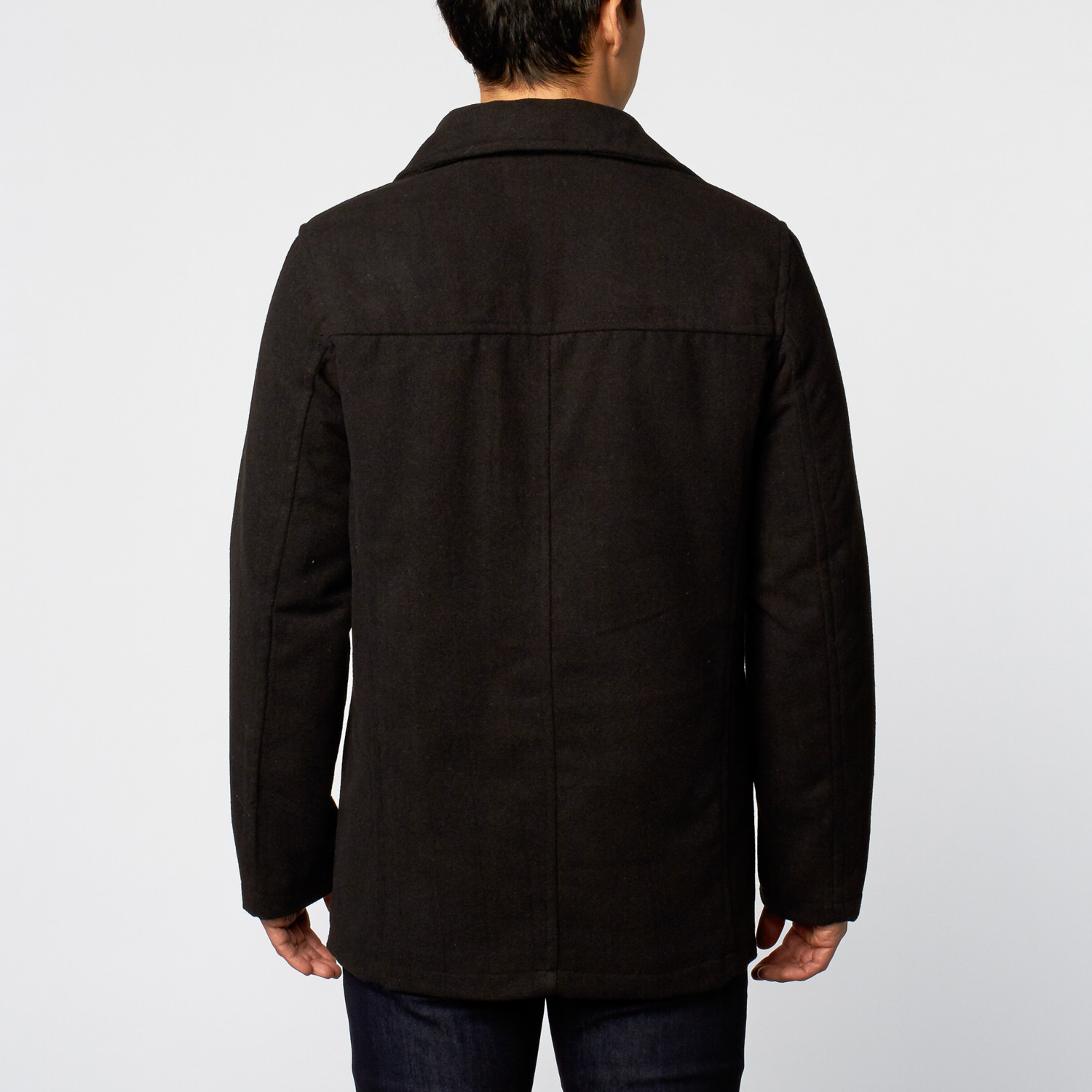 Classic Peacoat // Black (M) - Excelled Apparel - Touch of Modern