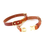 Quick Release Collar // Tan (Small Dog)